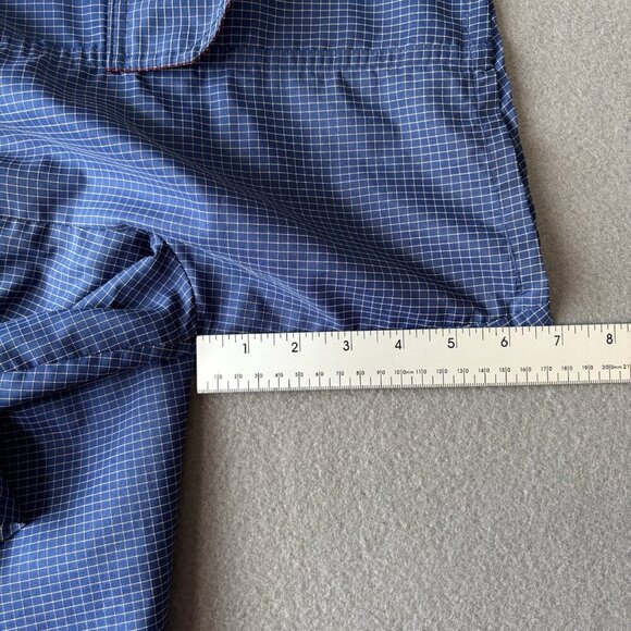 Vtg Majestic Sport Mens Shorts Swimsuit Beach Tanks Blue Lined 30 Drawstring 90s - Picture 9 of 13